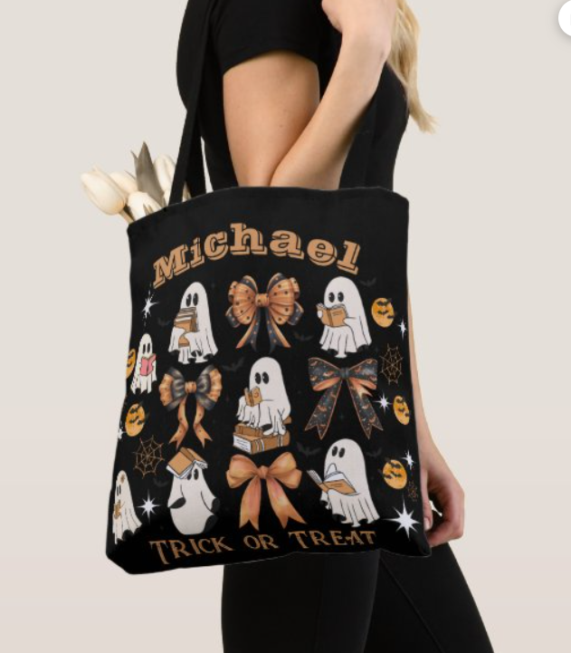 totebag black halloween