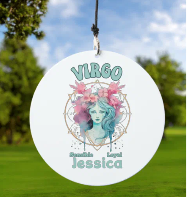 virgo charm zazzle